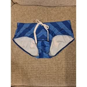 Men’s "Bon Appétit" Hamburger Swim Briefs - Size Large - Novelty Swimwear